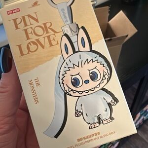Pin for Love “S” Labubu Keychain